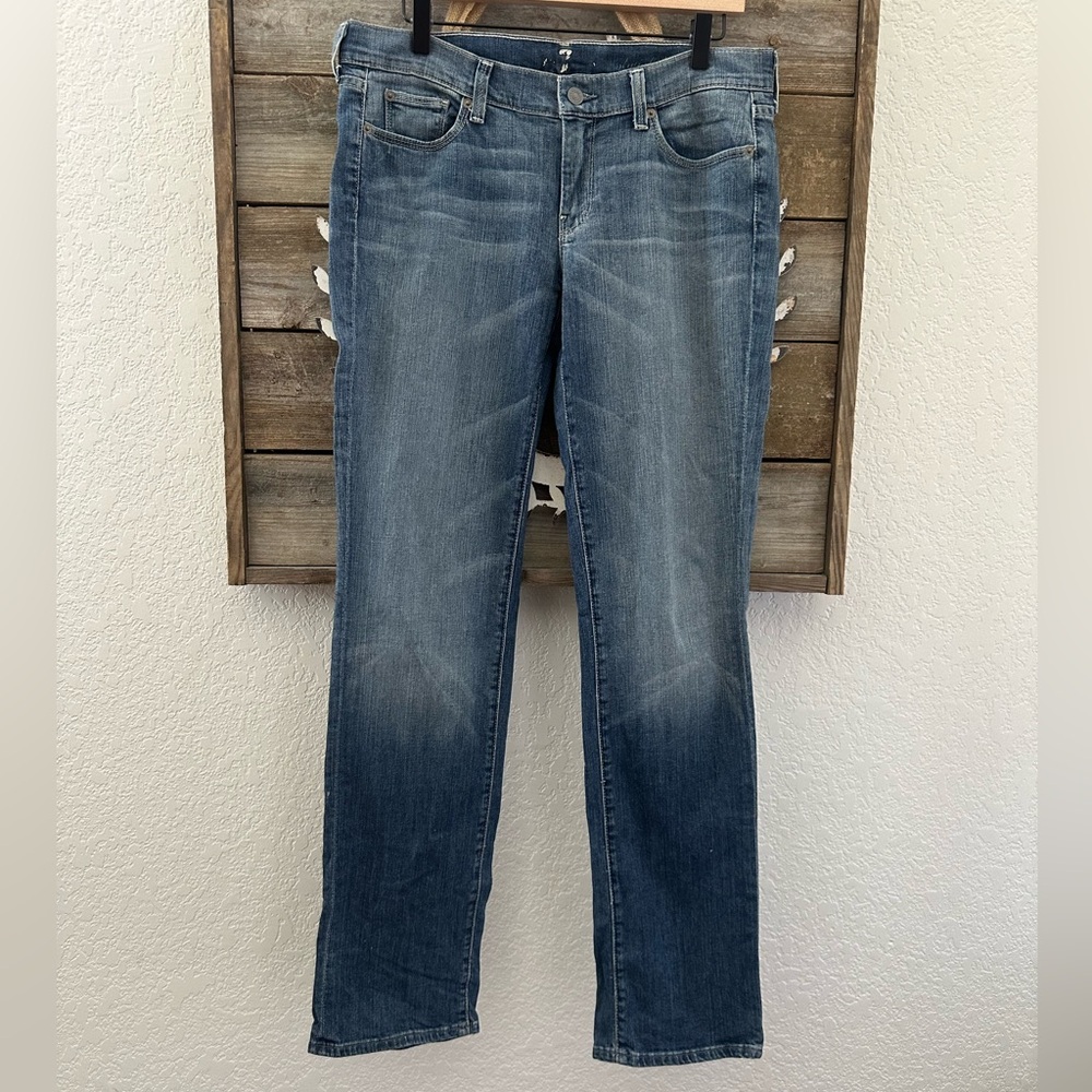 7FAMK straight leg Blue Women's Jeans size 30 x 34